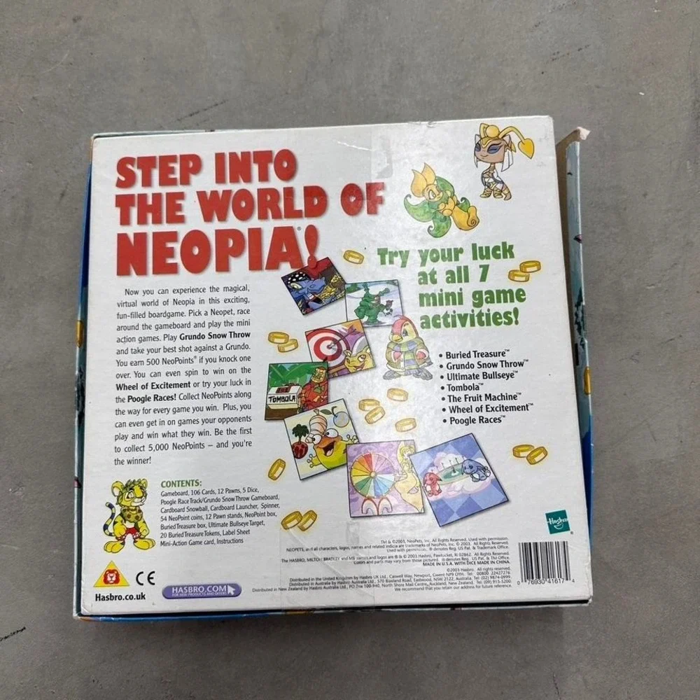 2003 NEOPETS Boardgame - Adventures in Neopia Vintage Y2K - Nostalgia